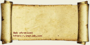 Milena Aćimović vizit kartica